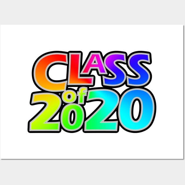 Grad Class of 2020 Wall Art by gkillerb